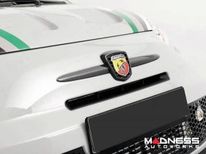FIAT 500 ABARTH Front Emblem Cover - Carbon Fiber